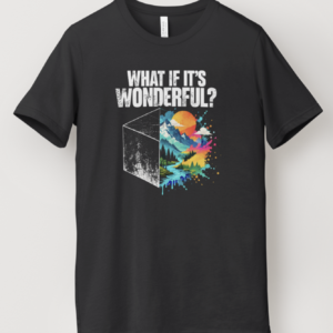 WHAT IF IT'S WONDERFUL? Shirt (Black)